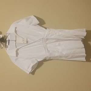 Zara white dress